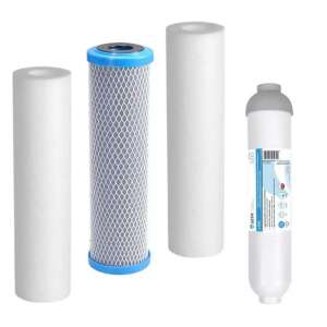 Klasszikus RO szűrőkészlet, 4 darabos vízszűrő cserekészlet fordított ozmózis rendszerekhez - USTM