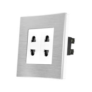 LUXION Dupla Konnektor - Alumínium Keret