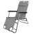 Springos grey folding sun lounger