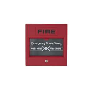 CPK-860C kézi tűzjelző, betörhető üveggel, piros, elülső nézet - Tűzjelző
