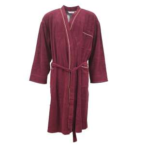 Tamer férfi fürdőköpeny, bordó színben, SM-P méret, oversize, 5XL, zsebekkel - Férfi köntös