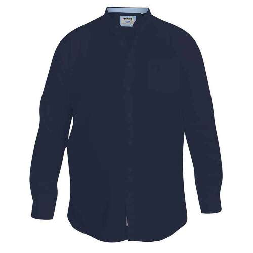 Duke Clothing Co RICHARD-D555 Basic Oxford hosszú ujjú ing, sötétkék, 2XL - Férfi ing