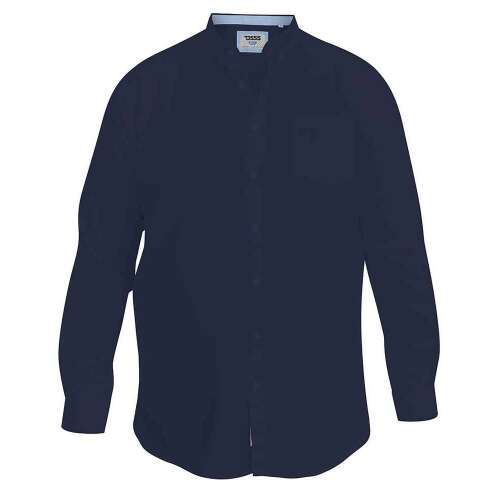 Sötétkék hosszú ujjú férfi ing, Duke Clothing Co RICHARD-D555 Basic Oxford 