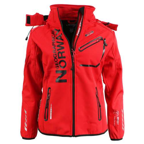 GEOGRAPHICAL NORWAY REINE LADY 056 EO softshell női kabát piros színben - Geographical Norway
