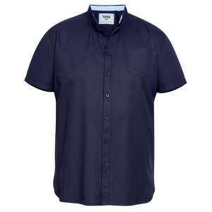 D555 JAMES rövid ujjú túlméretezett férfi ing sötétkék színben, 5XL méretben - Férfi ing