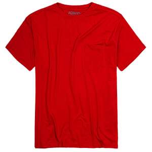 ADAMO férfi piros oversize póló zsebbel - Adamo