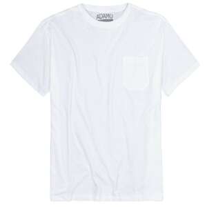 ADAMO KODY férfi fehér oversize póló zsebbel - Adamo