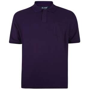 KAM férfi póló ing KBS 501A oversize, 6XL Violet 104900416 - Férfi póló