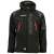 GEOGRAPHICAL NORWAY férfi fekete softshell kabát piros betétekkel
