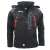 GEOGRAPHICAL NORWAY férfi fekete softshell kabát piros betétekkel