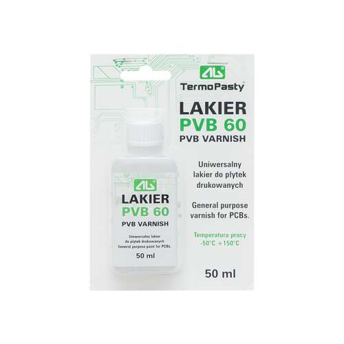 AG TermoPasty Lakier PVB 60, 50 ml Flasche PVB-Lack für Leiterplatten
