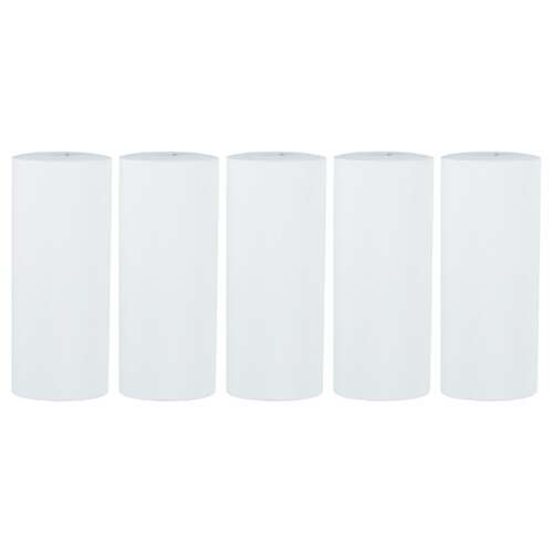 5 tekercs hőpapír mini nyomtatókhoz, 5,7 cm széles, 4,5 m hosszú