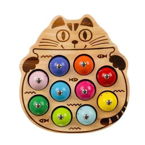 Játék, Horgász, mágneses, tarka, 13 db