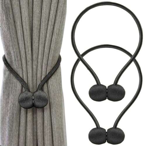 Mágnesesen erős dekorációs kapcsok függönyökhöz fekete 104904506