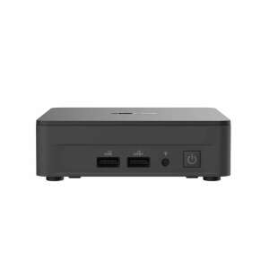 ASUS NUC 13 RNUC13ANKI300000I UCFF mini PC, vedere din față, negru - ASUS