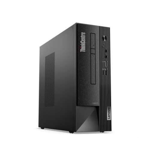 Lenovo ThinkCentre neo 50s SFF PC, schwarz, Vorderansicht