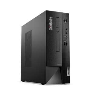 Lenovo ThinkCentre neo 50s SFF PC, negru, vedere din față - Desktop PC