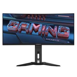 GIGABYTE MO34WQC2 34 hüvelykes ívelt OLED gaming monitor, fekete - Monitor