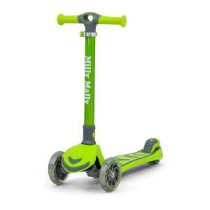 Milly Mally Boogie Scooter, green, 3 wheel scooter for kids - Milly Mally