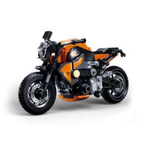Set de construcție motocicletă Sluban Modelbricks G310GS, portocaliu și negru, 196 de piese - Sluban Jocuri de constructie - Lego