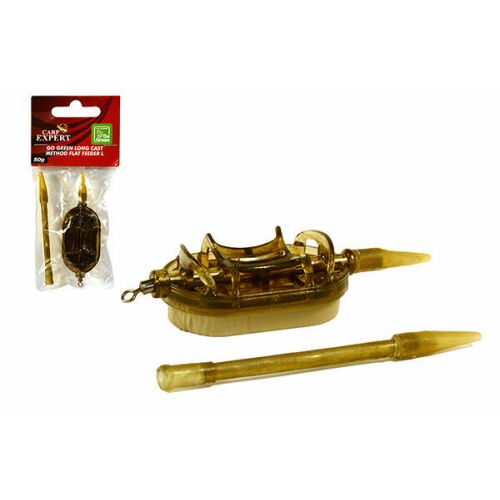CARP EXPERT GO GREEN LONG CAST METHOD KOSÁR L 30G 176908349 - Method és feeder kosár