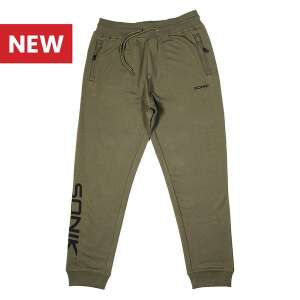 Sonik Core Jogga zöld XL melegítő nadrág, horgász ruházat - Sonik