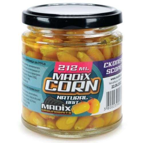 Madix Scopex kukorica, 212ml, természetes csalétek ponty és feeder horgászathoz