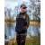 Fox LW Black/Camo Split Zip Hoody és nadrág szett a szabadban