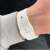 D&K I7 Smartwatch white silicone strap