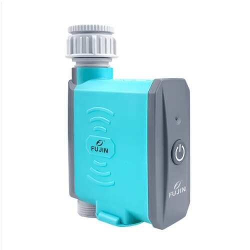 Automata intelligens programozó WiFi öntözéshez/öntözéshez, D&K, SmartLife alkalmazásvezérlés, automatikus vagy kézi, 3/4 csatlakozás és 1/2 adapter, akkumulátoros működés, fekete