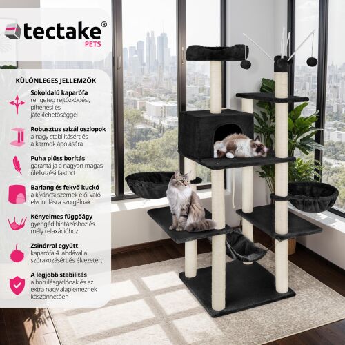 Lilou Macska Kaparófa - Több Szintes - 120x61x165 cm 131669509