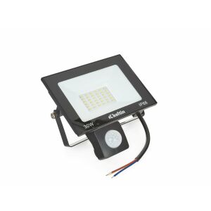 Reflektor LED Keltin 30W z czujnikiem ruchu, widok pod kątem - Reflektor i lampa robocza