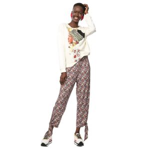 Desigual Afrikai Női Pulóver - Pamut - Kerek Nyak 135852897 - Desigual