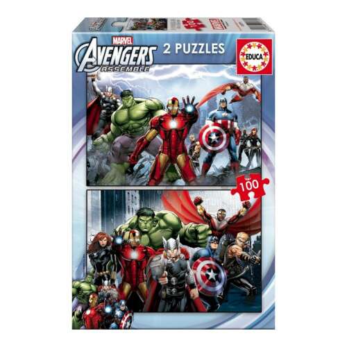 Puzzle Educa Avengers, 2x100 elementów