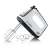 Severin HM3830 hand mixer, white and black, with beaters and dough hooks