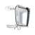 Severin HM3830 hand mixer, white and black, with beaters and dough hooks