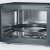 Severin MW7752 3 in 1 microwave oven, black, interior with pizza tray