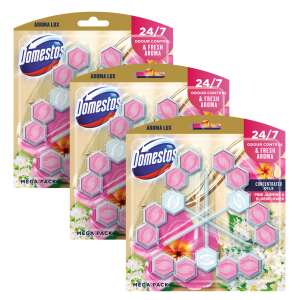  Domestos Blok na osvieženie toalety Aroma Lux Pink Jasmine & Elderflower (6x55g)