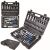 Scheppach TB 94 Tool Set, 94-Piece Socket and Bit Set with Case