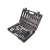 Scheppach TB 94 94-piece tool set in a case, socket wrenches, screwdrivers, bits, and other tools