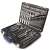 Scheppach TB 217 217-piece tool set with sockets, wrenches, bits, and accessories in a carrying case