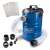 Scheppach DC100 industrial dust extractor, blue, with hose, accessories, and filters