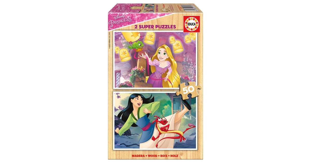 Educa Puzzle - Disney Hercegnők 2x50db | Pepita.hu