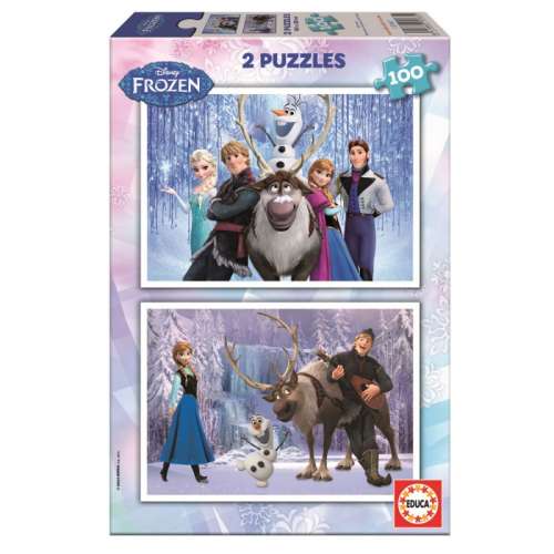 Educa Disney Jégvarázs Puzzle 2x100db 31470031