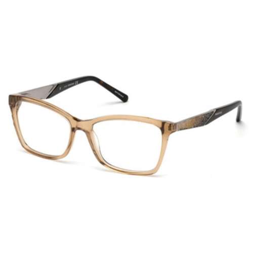Swarovski női csillógó bézs szemüvegkeret SK5215 057 37978447