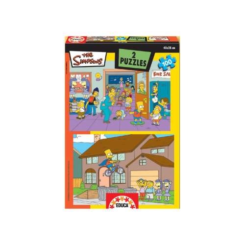 Educa gyerek Puzzle 2x100db - Simpsons  30477998