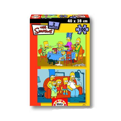 Educa gyerek Puzzle 2x100db - Simpsons  30478020