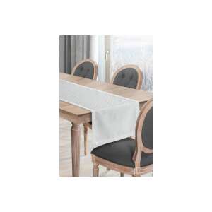 Klara2 fényes szállal szőtt jacquard mintás asztali futó  Fehér 40x140 cm 39561898 