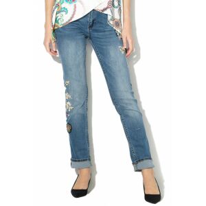Desigual Barcelona Flowers slim női farmernadrág – 24 130490155 - Desigual