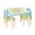Balto Kindertisch mit Stühlen #blau-grün 38020547}